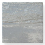 Water Lapping on the Beach Abstract Photography Stone Coaster