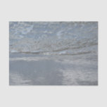 Water Lapping on the Beach Abstract Photography Tissue Paper