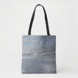 Water Lapping on the Beach Abstract Photography Tote Bag
