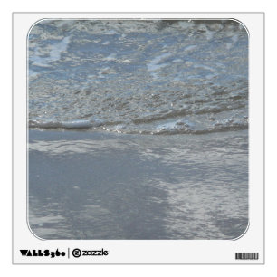 Water Lapping on the Beach Abstract Photography Wall Sticker