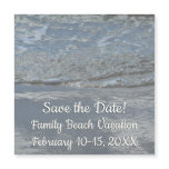 Water Lapping on the Beach Abstract Save the Date
