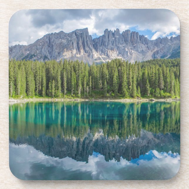 Water | Latemar Mountain Range Beverage Coaster (Front)