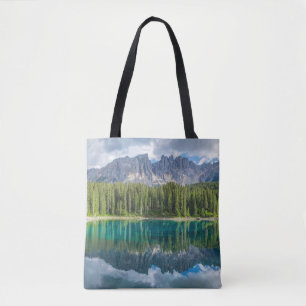 Water   Latemar Mountain Range Tote Bag