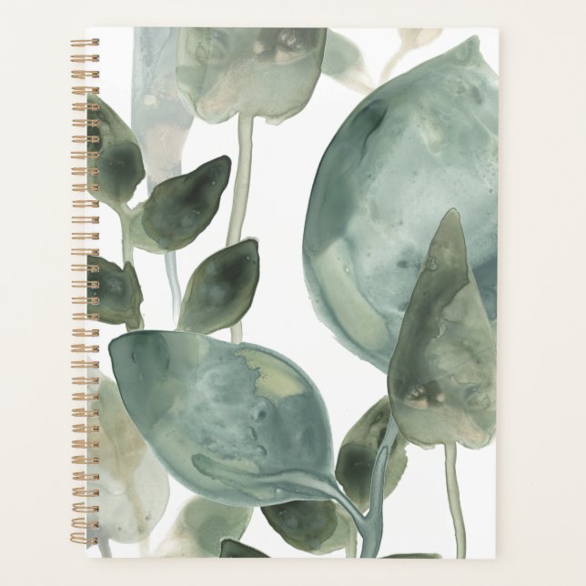 Water Leaves - Watercolor Planner (Front)