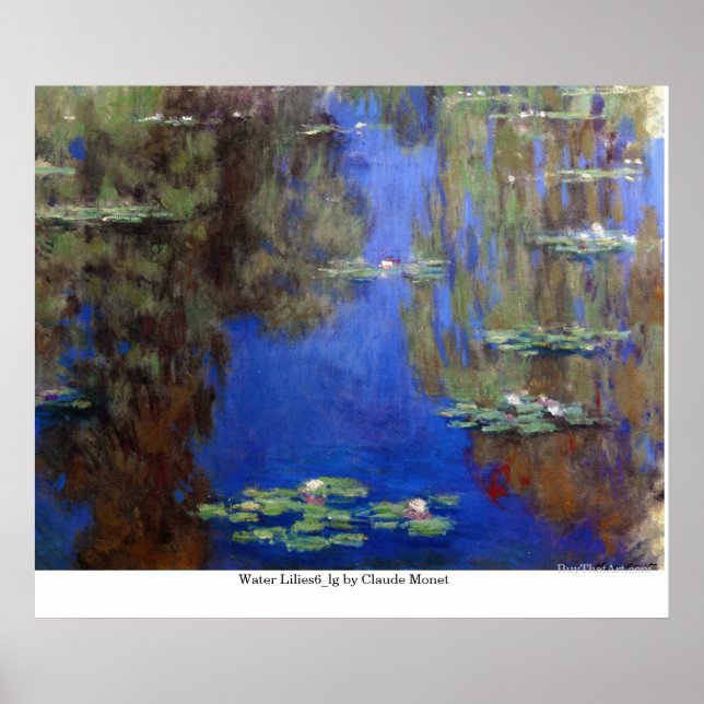 Water Lilies6_lg by Claude Monet Poster (Front)