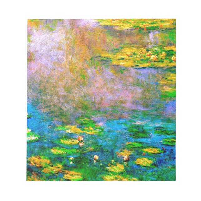 water-lilies-013 notepad (Front)