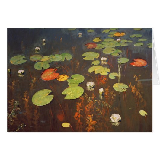 Water Lilies 1895 Cards (Front Horizontal)