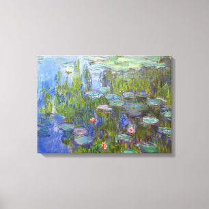 Water Lilies, 1915 Claude Monet cool, old, master, Canvas Print