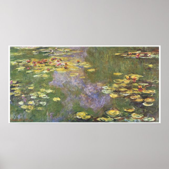 Water-Lilies, 1915; oil on canvas Poster (Front)