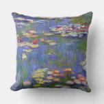 Water Lilies 1916 Claude Monet Fine Art Throw Pillow at Zazzle