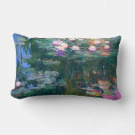 Water Lilies 1917 Claude Monet Fine Art Lumbar Pillow at Zazzle