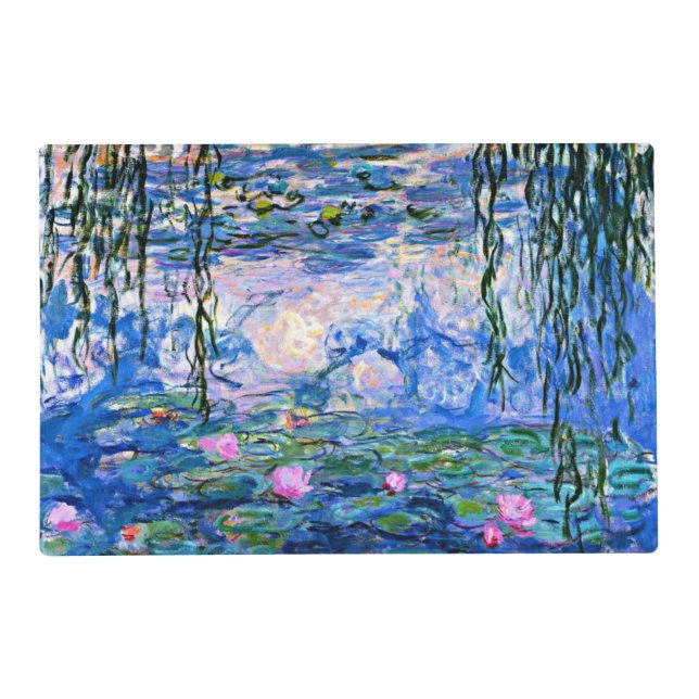 Water Lilies, 1919, by Claude Monet,  Placemat (Front)