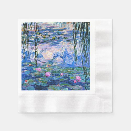 Water Lilies 1919 by Monet Napkins