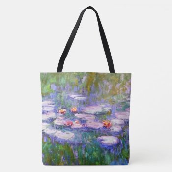Water Lilies 1919 Claude Monet Fine Art Tote Bag by monet_paintings at Zazzle