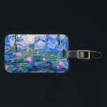 Water Lilies 1919 famous Monet painting Luggage Tag<br><div class="desc">Water Lilies 1919 fine art famous painting by French Impressionist artist Claude Monet</div>