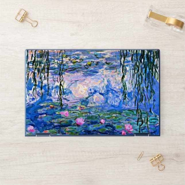 Water Lilies, 1919 painting by Claude Monet HP Laptop Skin (Desk)
