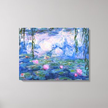 Water Lilies 1 Canvas Print by PawsitiveDesigns at Zazzle