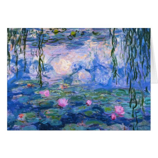 Water Lilies 1 Cards (Front Horizontal)