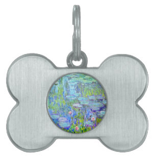 water-lilies-38 pet name tag