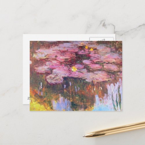 Water Lilies 3 Postcard