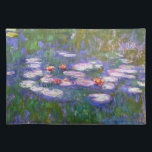 Water Lilies 8 Placemat<br><div class="desc">Water Lilies is a collection of more than 200 oil paintings by French Impressionist Claude Monet (1840 to1926). The paintings depict Monet's flower garden at Giverny and were the main focus of his paintings during the last thirty years of his life. These beautiful paintings are displayed in museums throughout the...</div>