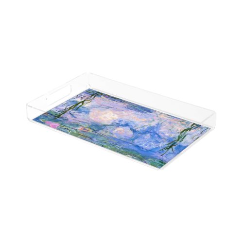 Water Lilies Acrylic Tray