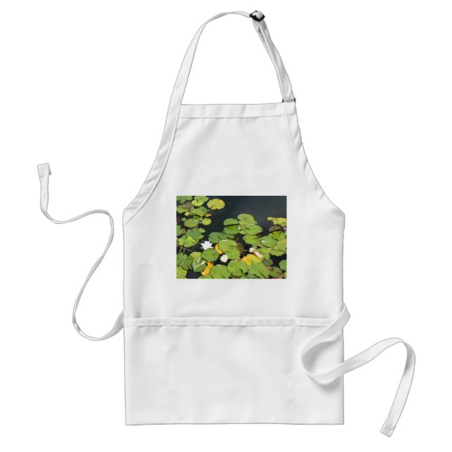 Water lilies adult apron (Front)