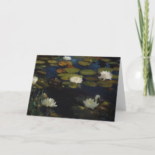 Water Lilies Albert Edelfelt Card