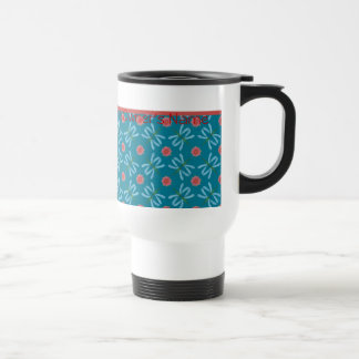 Water Lilies and Dragonflies, Custom Travel Mug