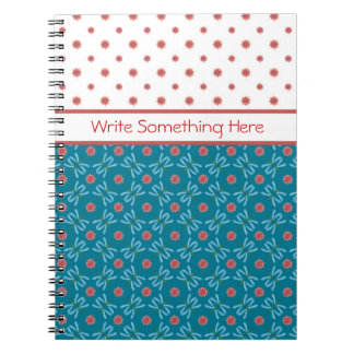 Water Lilies and Dragonflies, Spiral Notebook