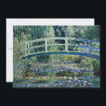 "Water Lilies and Japanese Bridge" Card<br><div class="desc">Water Lilies and Japanese Bridge,  famous fine art painting by Claude Monet,  1899.</div>