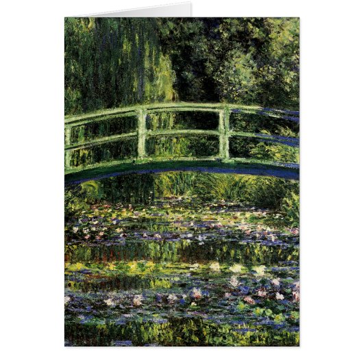 Water Lilies and Japanese Bridge Cards (Front)