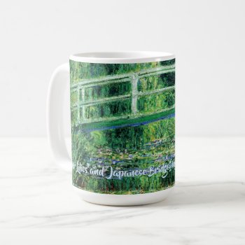Water Lilies And Japanese Bridge  Claude Monet Coffee Mug by monetart at Zazzle