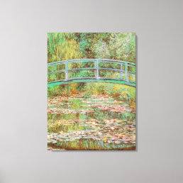 Water Lilies and Japanese Bridge Monet Fine Art Canvas Print