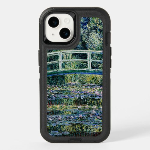 Water Lilies and Japanese Bridge OtterBox iPhone 14 Case