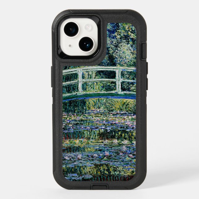 Water Lilies and Japanese Bridge, Otterbox iPhone Case (Back)