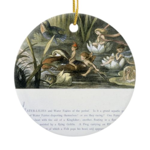 Water-Lilies and Water Fairies, illustration from Ceramic Ornament