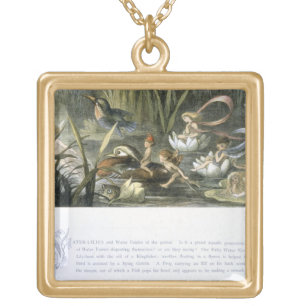 Water-Lilies and Water Fairies, illustration from Gold Plated Necklace