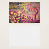 water lilies blooming (Front & Back)