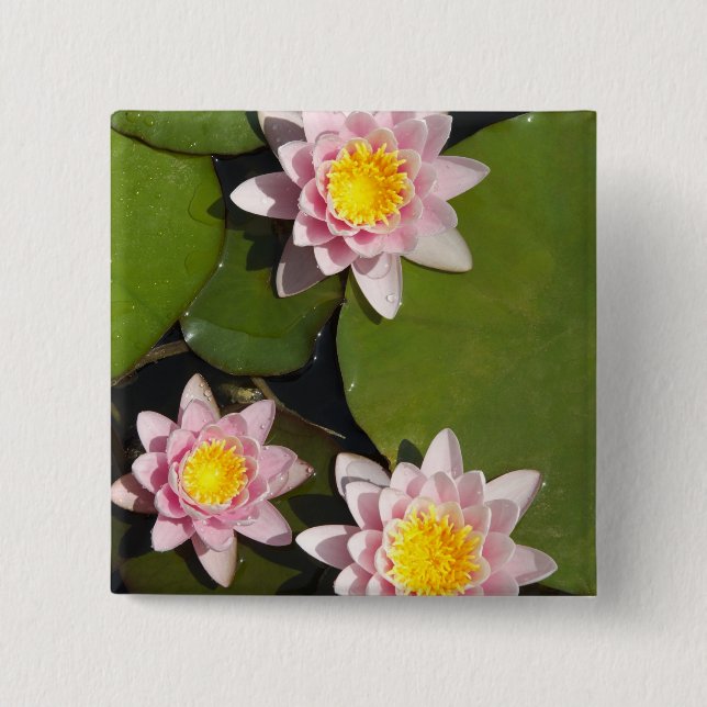 Water lilies button (Front)