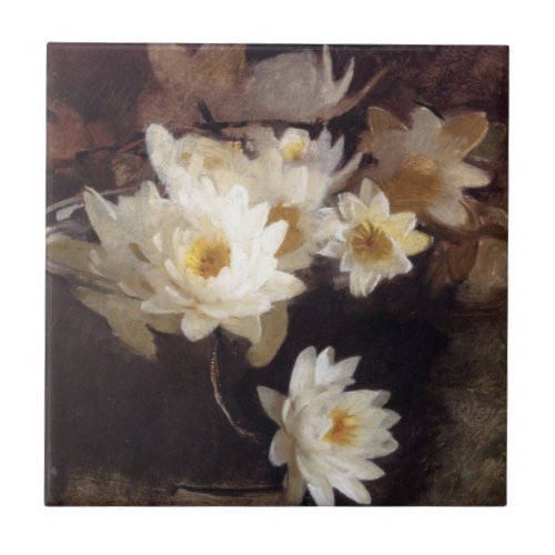 Water Lilies by Abbott Henderson Thayer Ceramic Tile