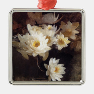 Water Lilies (by Abbott Henderson Thayer) Metal Ornament