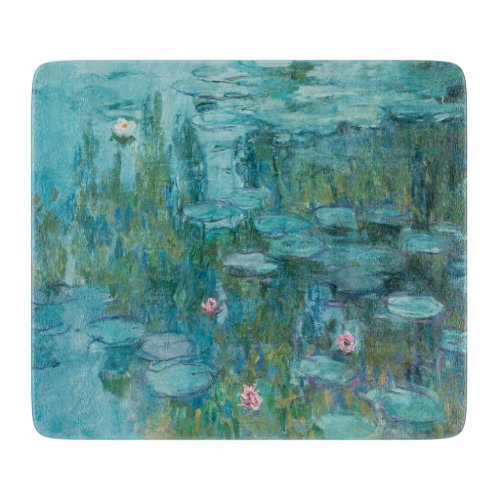 Water Lilies by Claude Monet 1915 Cutting Board