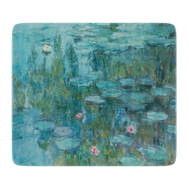 Water Lilies (by Claude Monet, 1915) Cutting Board (Front)