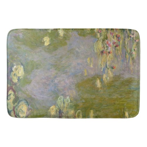 Water Lilies by Claude Monet Bath Mat