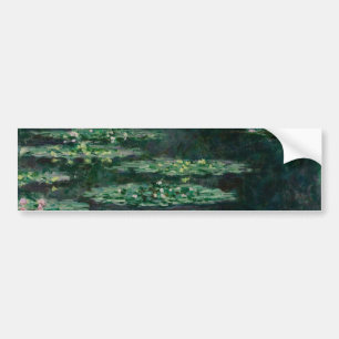 Water Lilies (by Claude Monet) Bumper Sticker