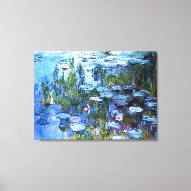 Water Lilies by Claude Monet Canvas Print (Front)