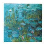 Water Lilies by Claude Monet Ceramic Tile<br><div class="desc">Water Lilies by Claude Monet.</div>