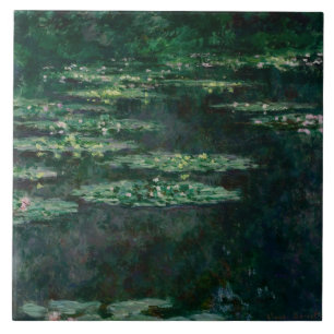 Water Lilies (by Claude Monet) Ceramic Tile