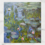 Water Lilies by Claude Monet Classic Impressionist Envelope Liner<br><div class="desc">"Water Lilies" (1915) by Claude Monet is a serene painting that showcases his iconic water lily pond, with soft reflections on the water's surface and a tranquil, almost abstract quality. The painting emphasizes the natural beauty of the pond, surrounded by lush greenery, capturing the gentle play of light and color...</div>